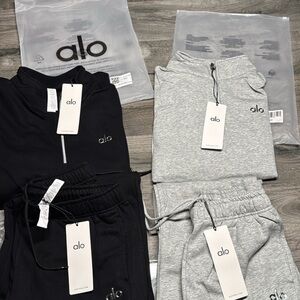 ALO Quarter Zipper Set